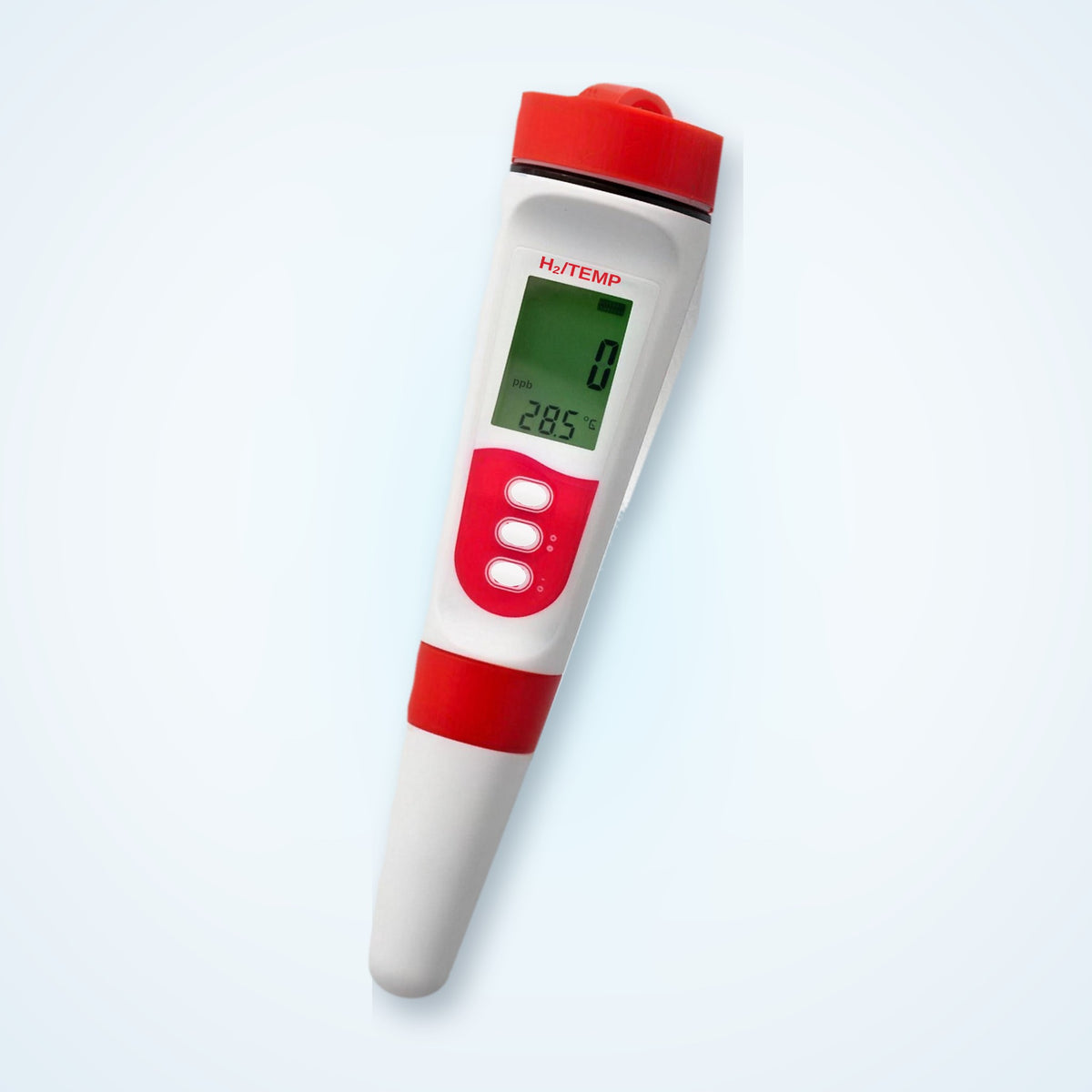 4-in-1 water meter (H2, ORP, pH, temperature) included in the box
