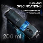 Size and specifications: 200 ml, 190 x 60 mm, platinum electrode with proton exchange membrane